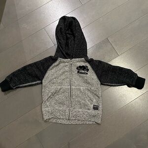 Roots baby organic zip hoodie 12-18m unisex